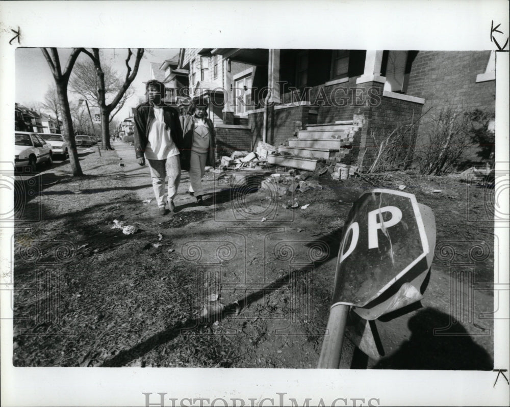 1989 Press Photo Delphine Jackson lived in the house - RRW86655 - Historic Images