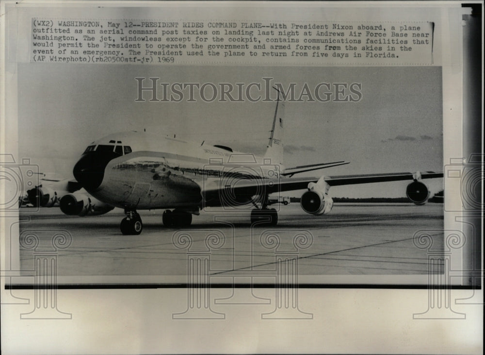 1969 Press Photo Andrews Air Force Washington Jet Nixon - RRW87069 - Historic Images