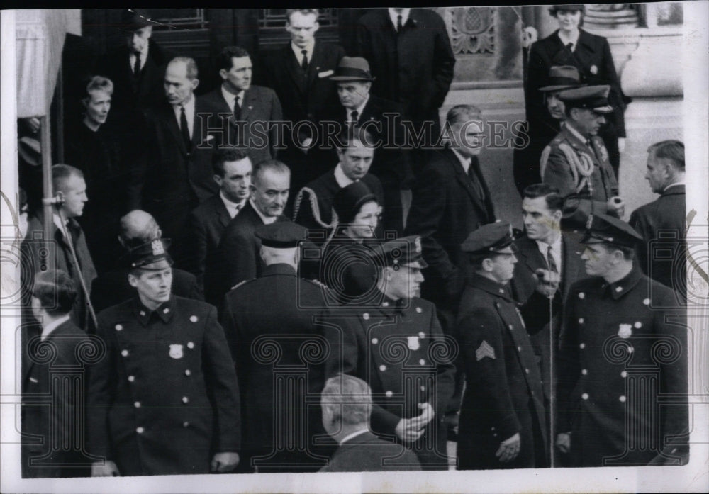 1969 Press Photo President Johnson Lehman Kennedy - RRW87111 - Historic Images