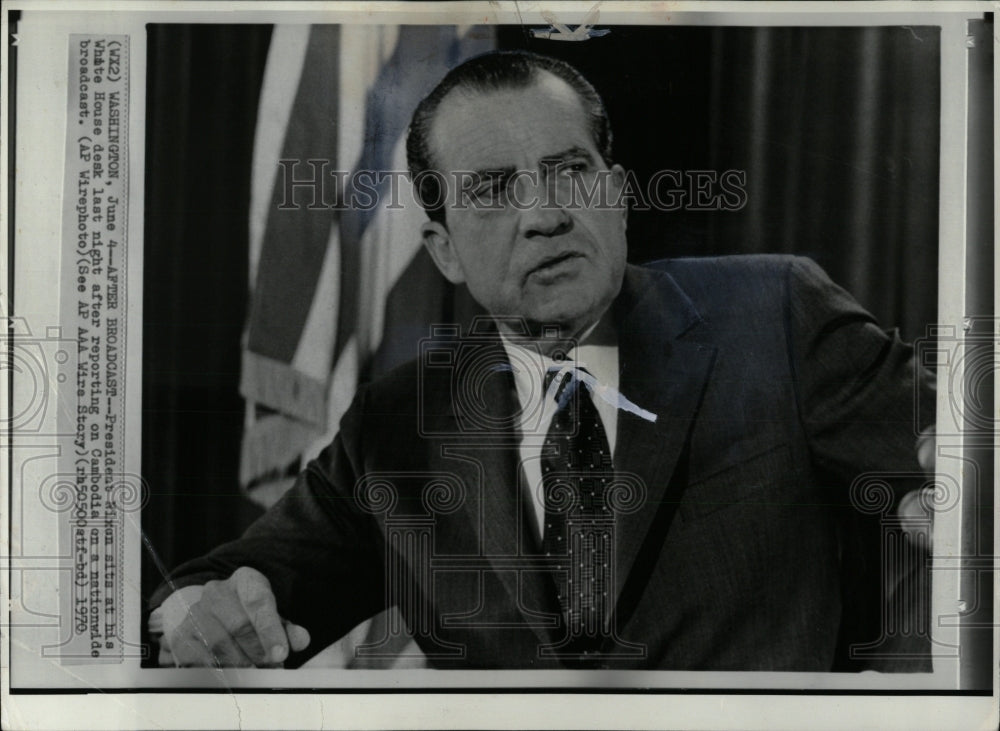 1970 Press Photo President Richard Nixon - RRW87123 - Historic Images