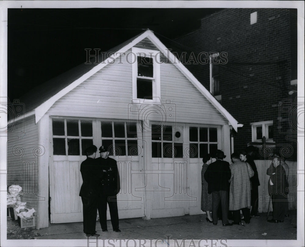 1959 Press Photo Marvin Zdanowski Youth Bureau garage - RRW87199 - Historic Images