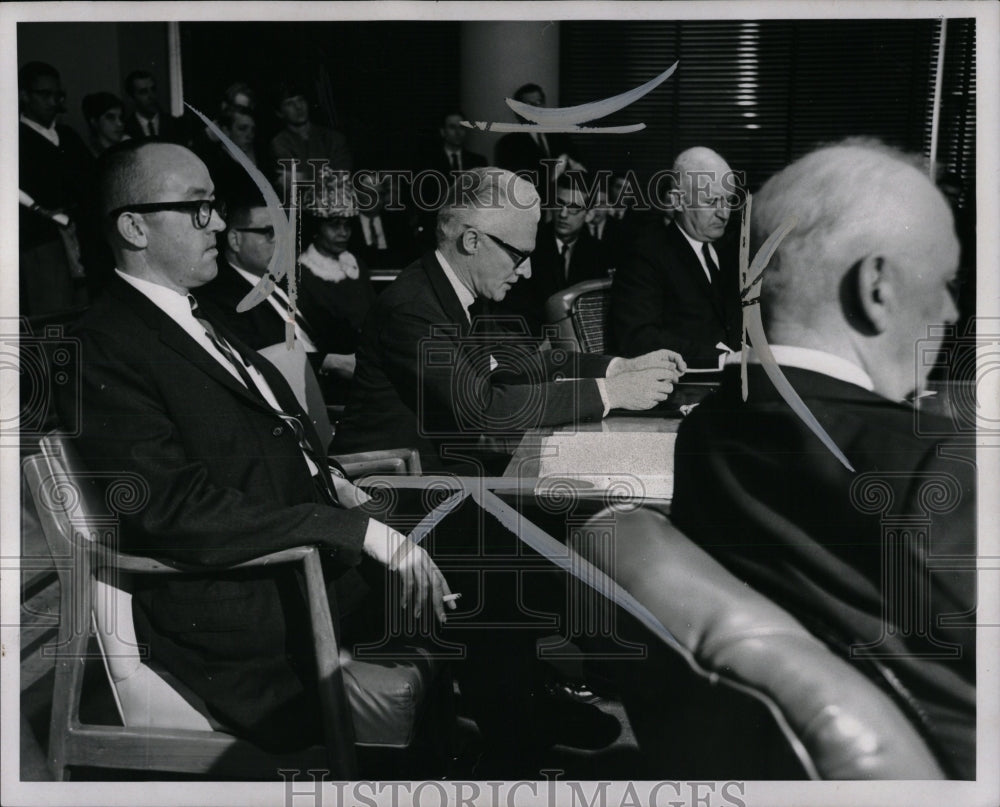 1966 Press Photo William R Keast President St Univ - RRW87333 - Historic Images