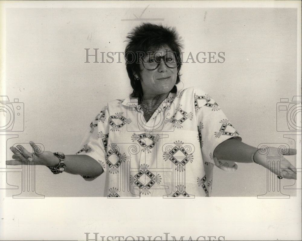 1986 Press Photo Sheila Kay Adams American storyteller - RRW87355 - Historic Images