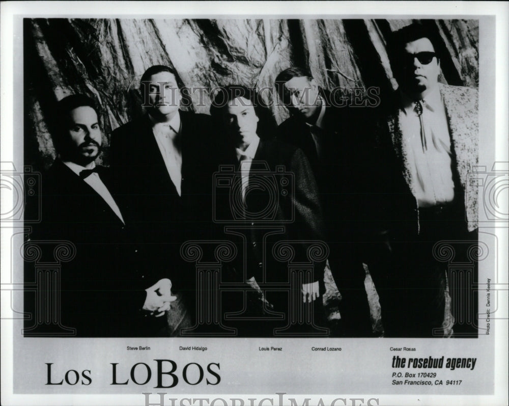 1993 Press Photo Los Lobos Steve Berlin David Louis - RRW87373 - Historic Images