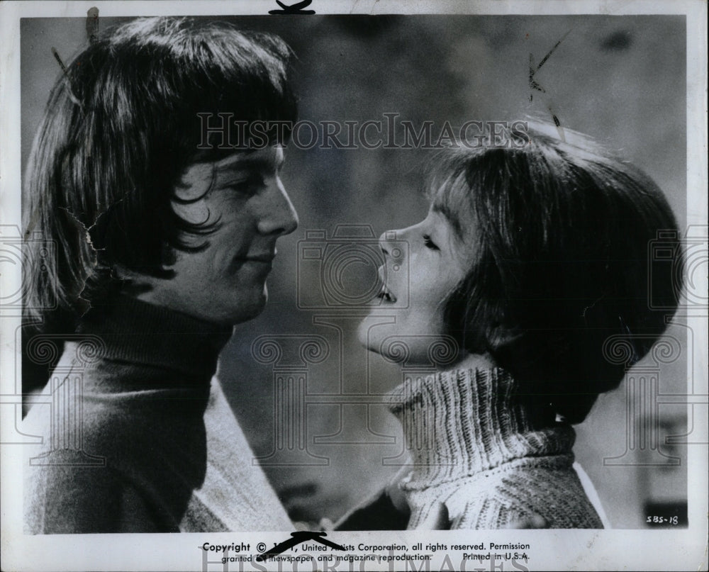 1971 Press Photo Glenda Jackson Murray Head star scene - RRW87475 - Historic Images