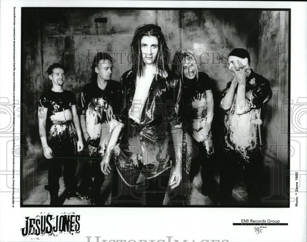 1993 Press Photo Jesus Jones British Rock Band - RRW87503 - Historic Images