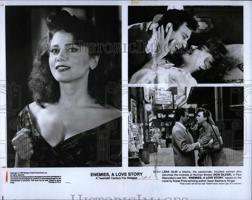 1990 Press Photo Enemies Love Story Lena Olin Masha Wom - RRW87519 - Historic Images