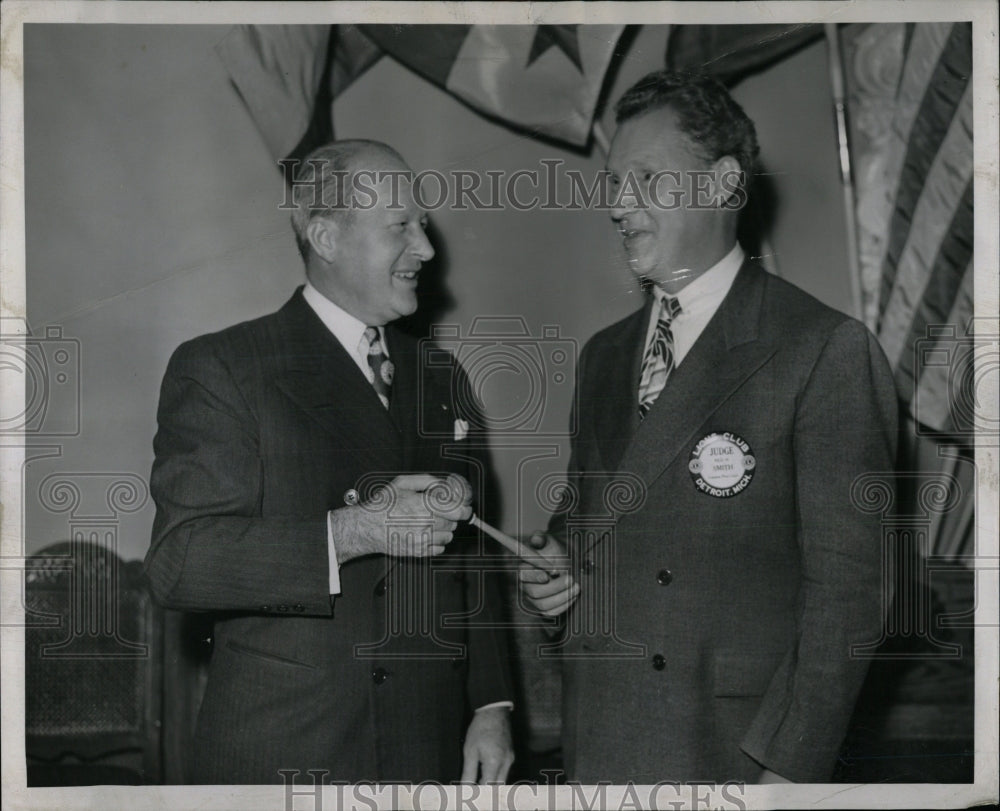 1944 Press Photo John Collins Downtown Lions club Ned - RRW87773 - Historic Images