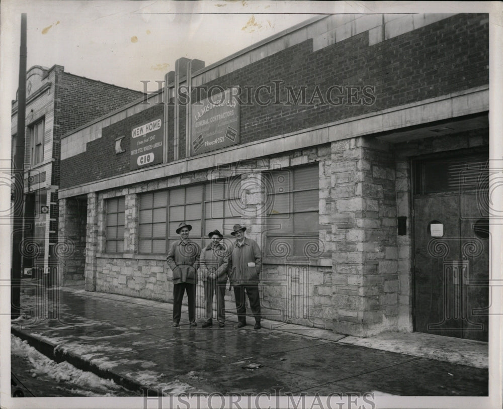 1952 Press Photo New CIO steelworkers union hall Kedzie - RRW87831 - Historic Images