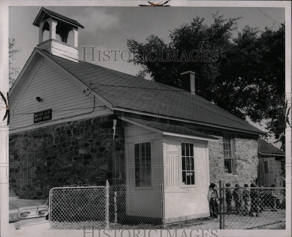 1958 Press Photo Mayfair Cooperative Nursery School - RRW87923 - Historic Images