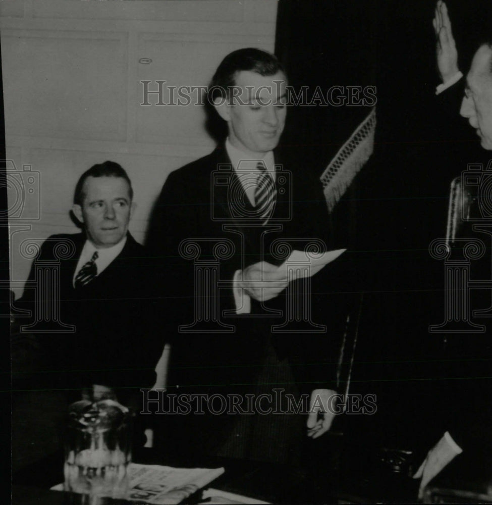 1935 Press Photo Governor Rev Green Secy St Louis - RRW87951 - Historic Images