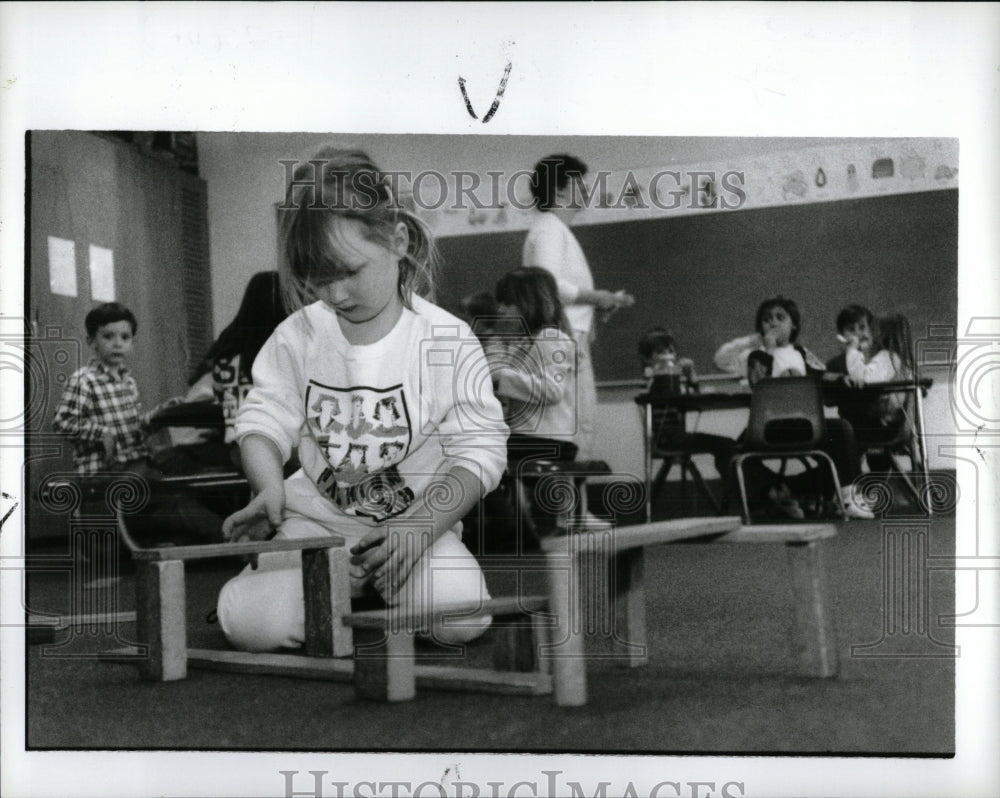 1990 Press Photo Day Care School Jake Phillips Kellie - RRW88039 - Historic Images