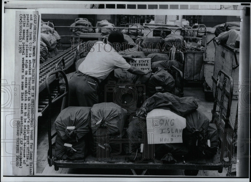 1970 Press Photo Postal Service Strike New York - RRW88131 - Historic Images