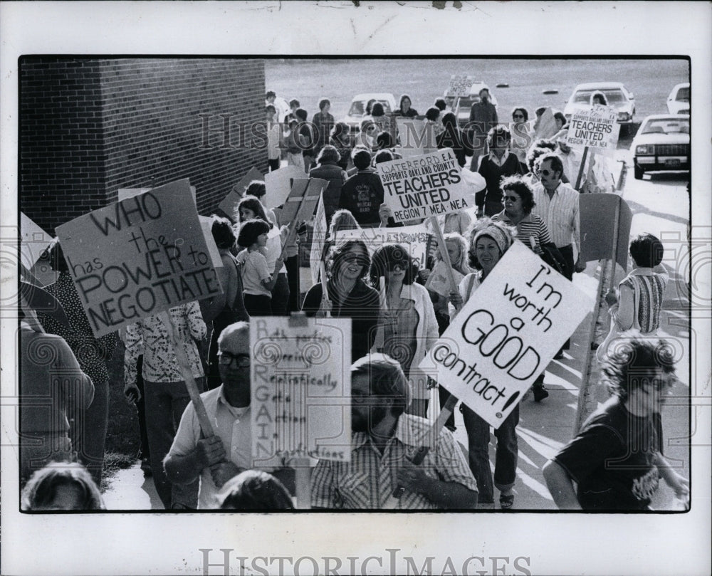 1979 Press Photo Michigan Oxford Junior Teachers High - RRW88159 - Historic Images