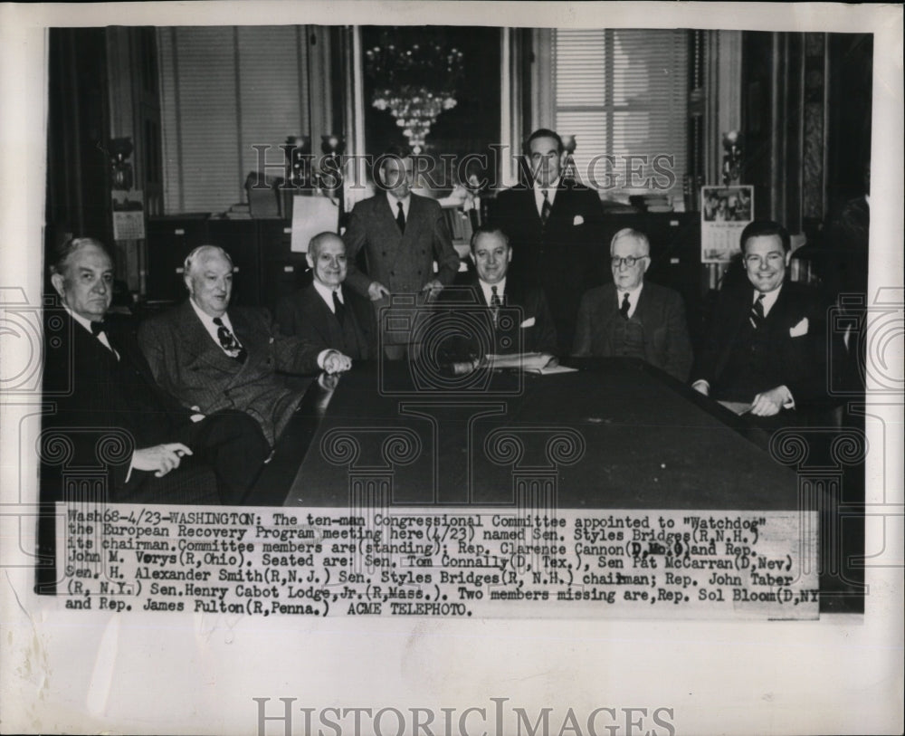 Press Photo European recovery program Sen Styles Bridge - RRW88441 - Historic Images