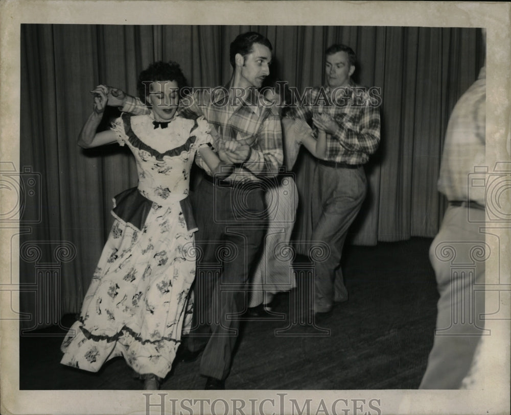 1950 Press Photo Detroit Parks Square Dancing - RRW88871 - Historic Images