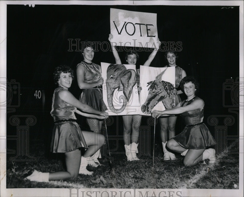 1962 Press Photo Wheat Majorettes Elections - RRW89037 - Historic Images