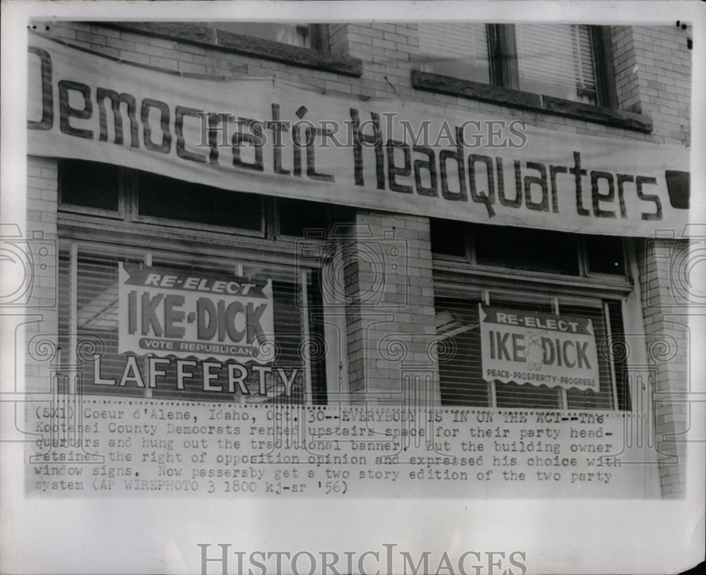 1956 Press Photo Kootenai County Democrats Chicago - RRW89041 - Historic Images