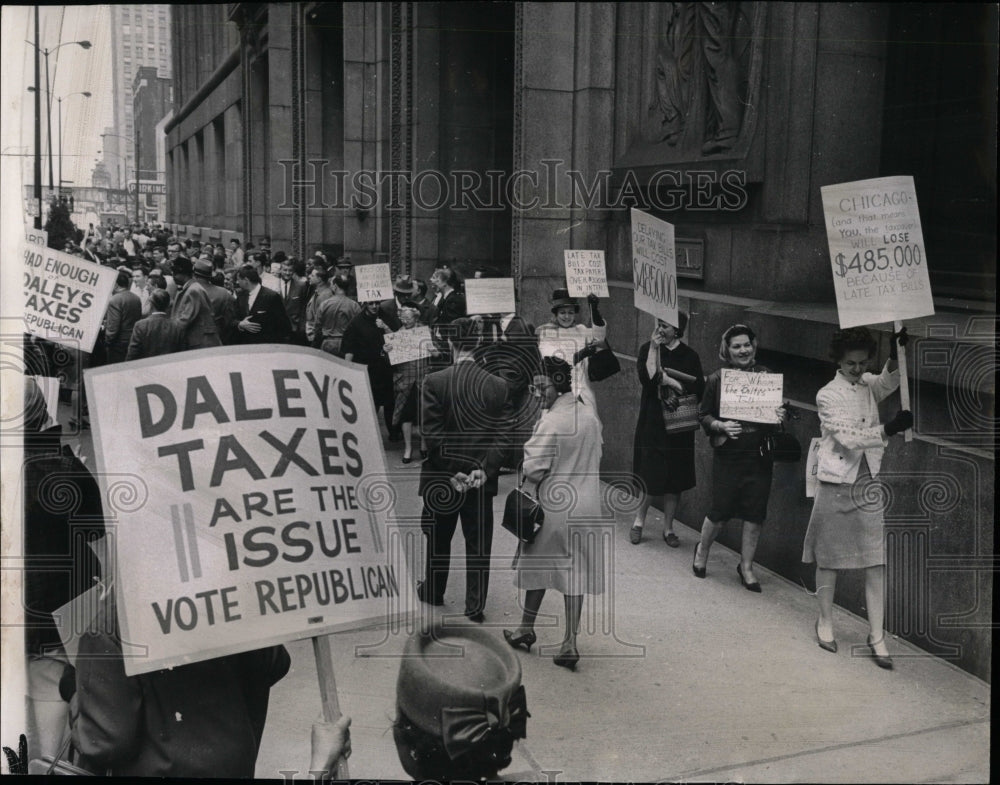 1963 Press Photo Republican Women Election Campaigning - RRW89043 - Historic Images