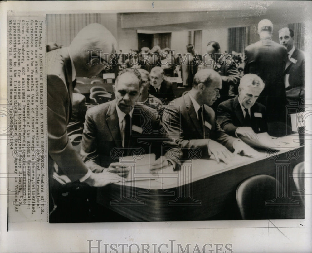 1964 Press Photo Member Delegation Attend Open Session - RRW89121 - Historic Images