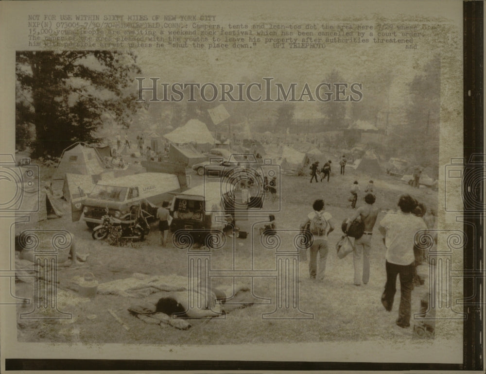 1970 Press Photo Camper National Rock N&#39;Roll Fans - RRW89221 - Historic Images