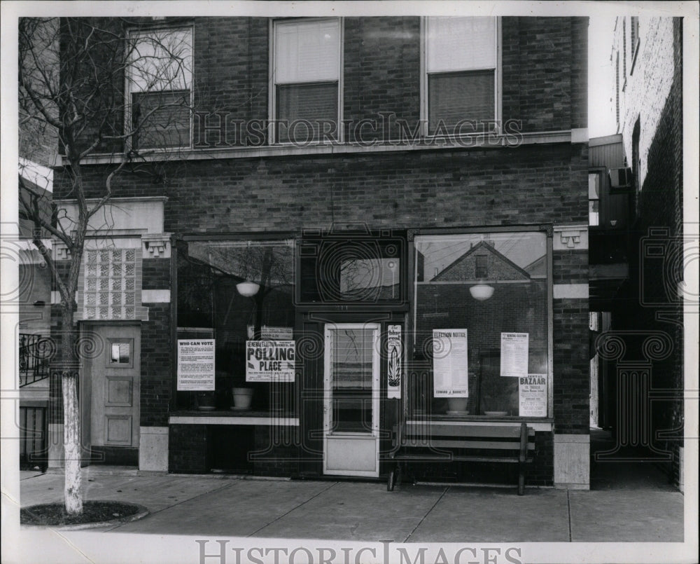 None Chinatown Street Chinese Vote Polling Place - RRW89479 - Historic Images