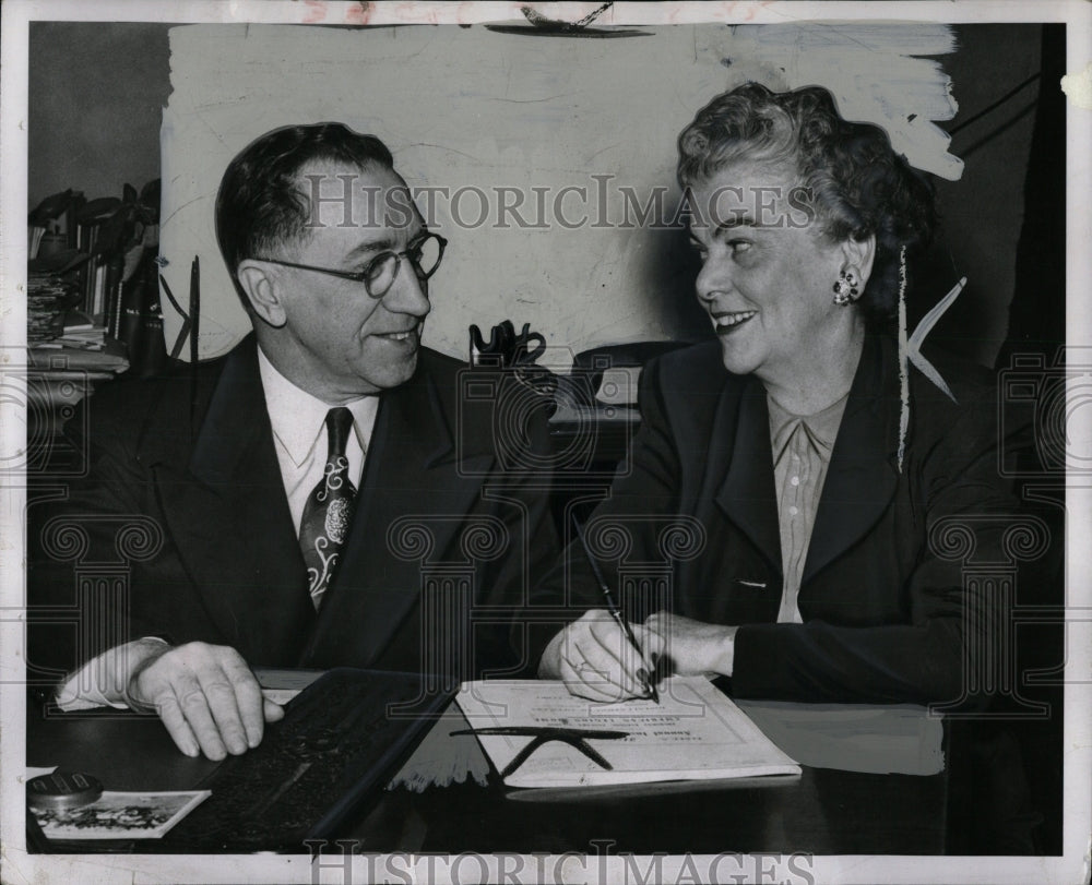 1949 Press Photo Albert Cobo Mayor Detroit Guyette - RRW89611 - Historic Images