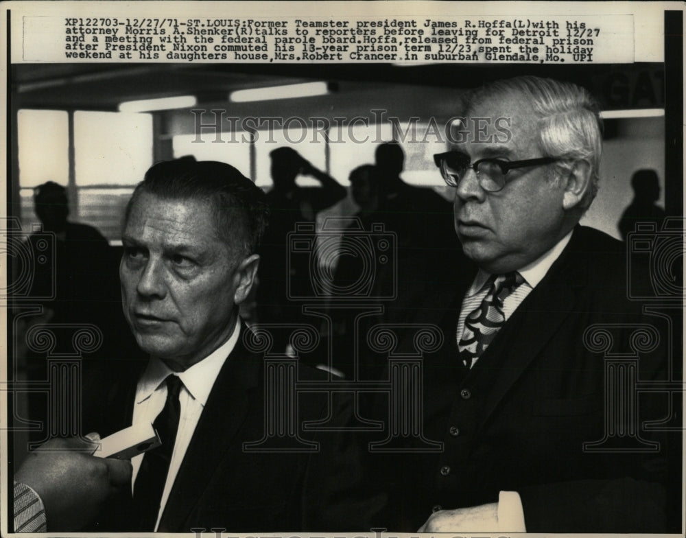 1971 Press Photo Attorney Morris A Shenker - RRW89707 - Historic Images