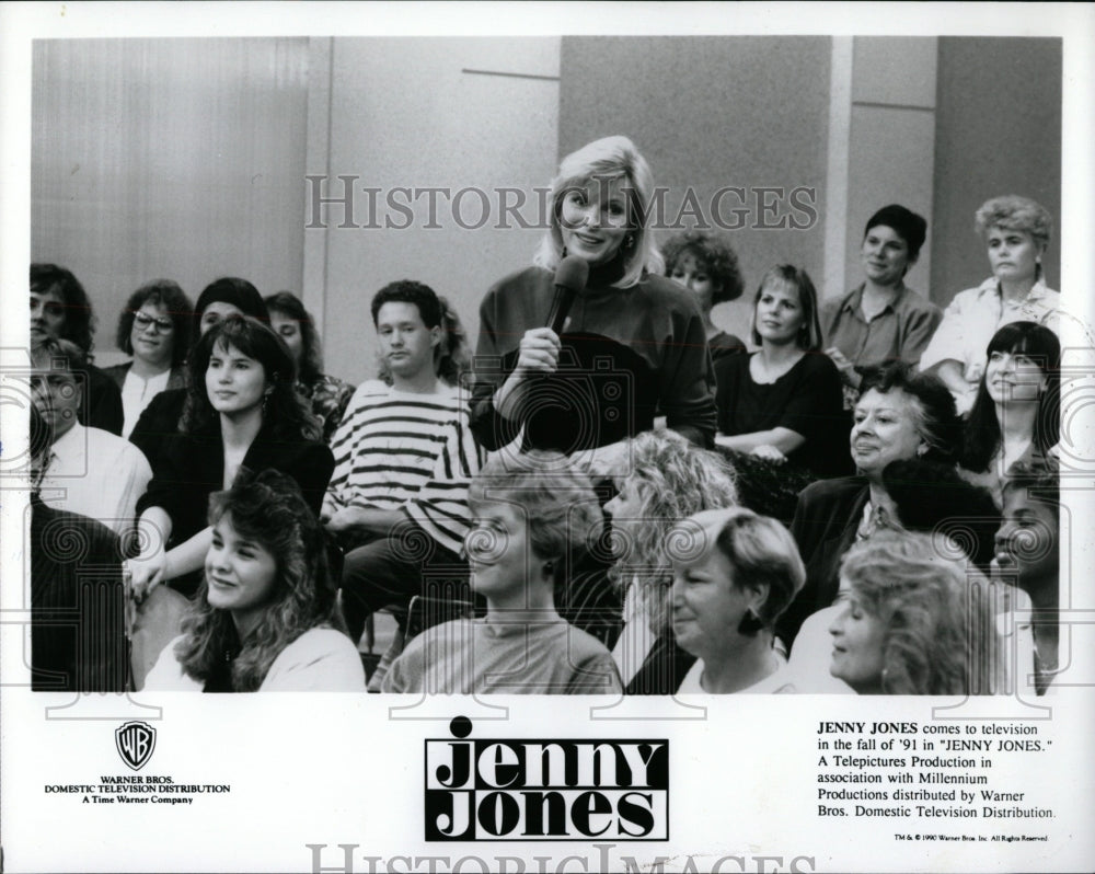 1991 Press Photo Jenny Jones Tv Hosts - RRW89773 - Historic Images