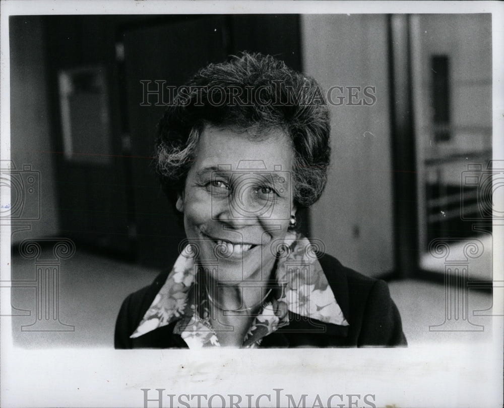 1978 Press Photo Mrs.Clare Jones Detroit Public Library - RRW89781 - Historic Images