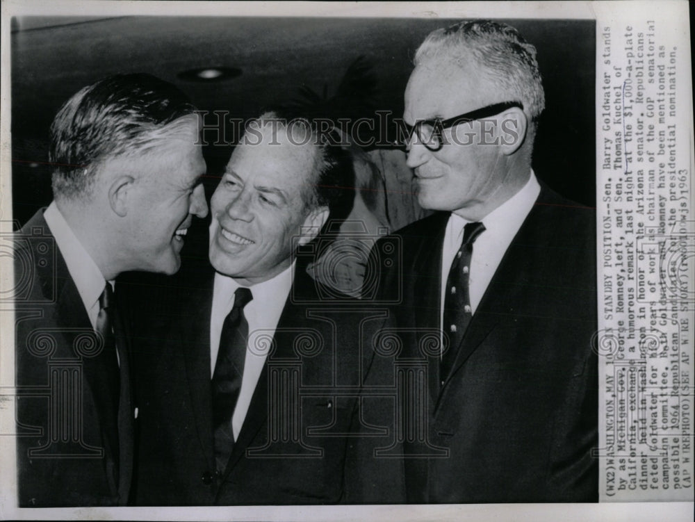 1963 Press Photo Arizona Senator Barry Goldwater - RRW89793 - Historic Images