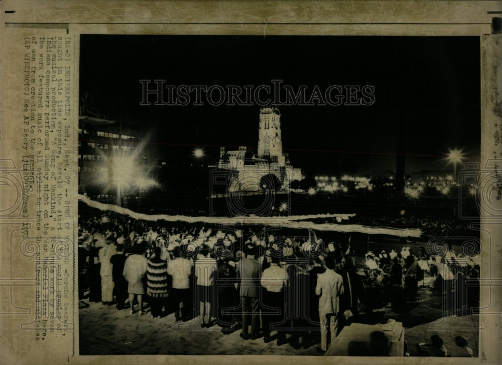 1971 Press Photo Musical Production &quot;A Song Of Mankind&quot; - RRW89823 - Historic Images