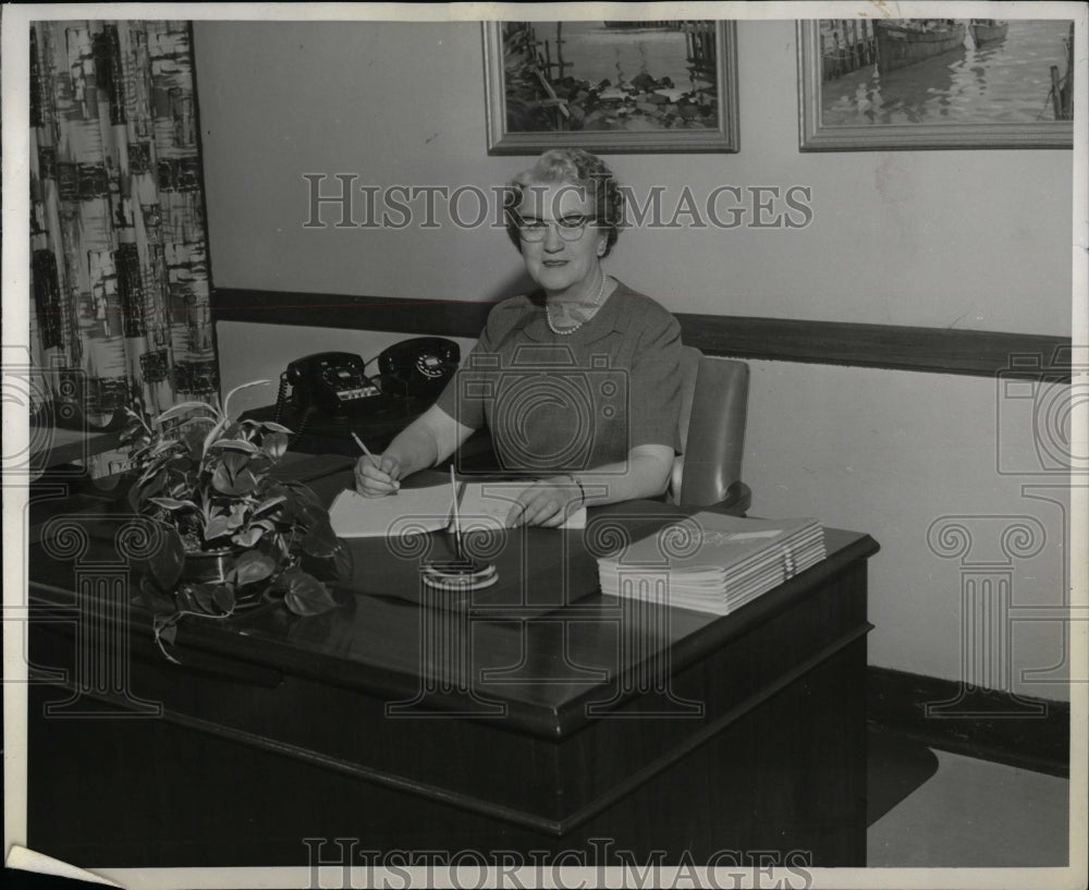 1958 Press Photo Ethel M, Tucker, educator - RRW89865 - Historic Images