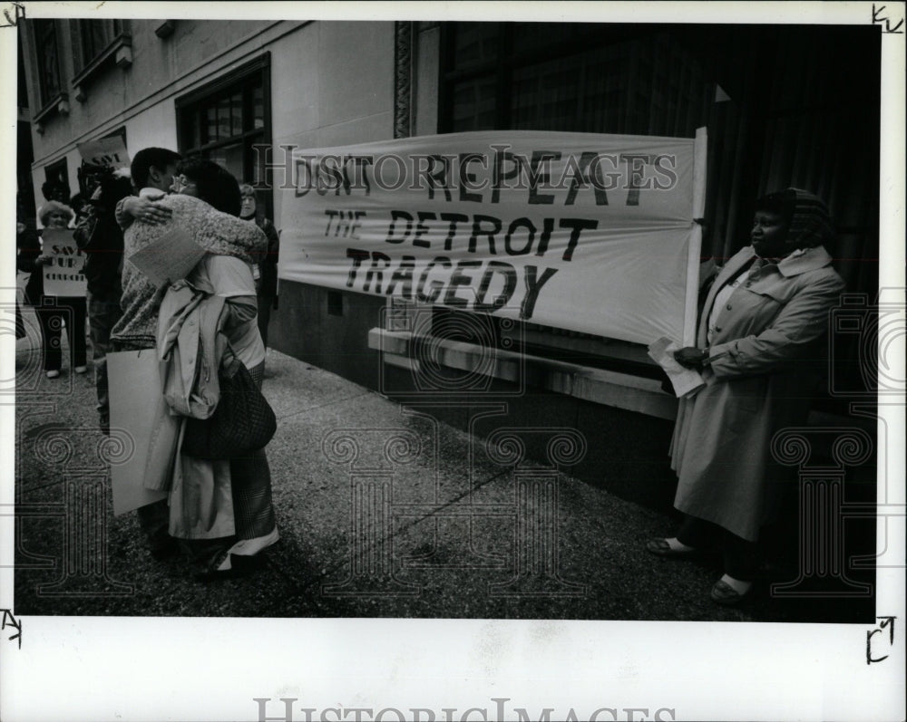 1989 Press Photo Detroit churches closing - RRW90007 - Historic Images