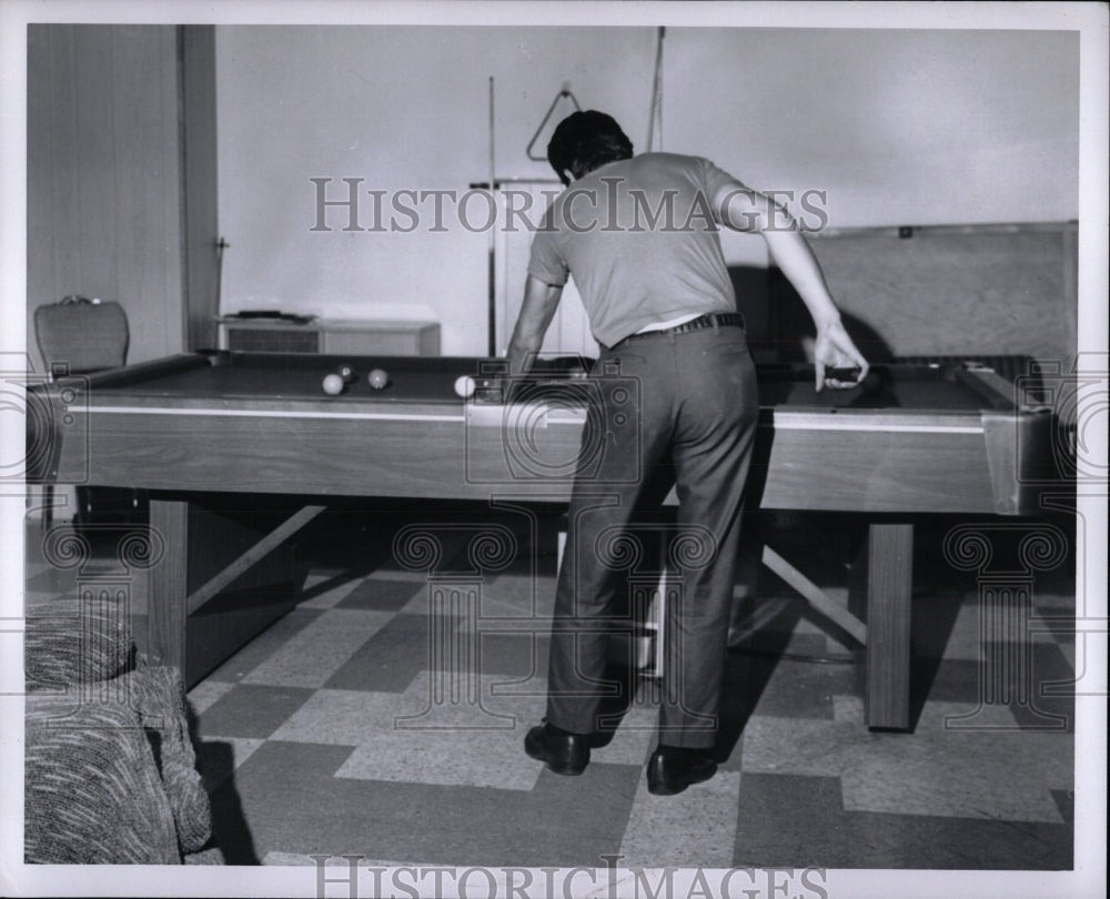 1969 Press Photo Best Family Member Playing Pool - RRW90123 - Historic Images