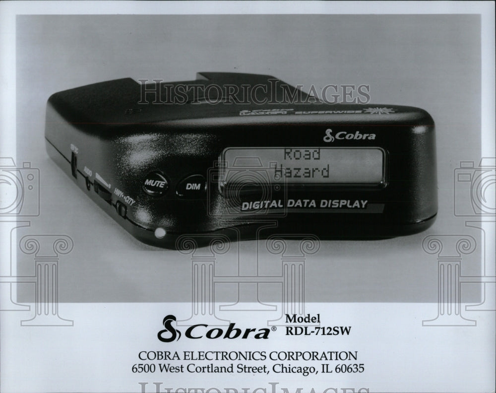 1996 Press Photo Cobra Model RDL-712SW CB Radio - RRW90451 - Historic Images