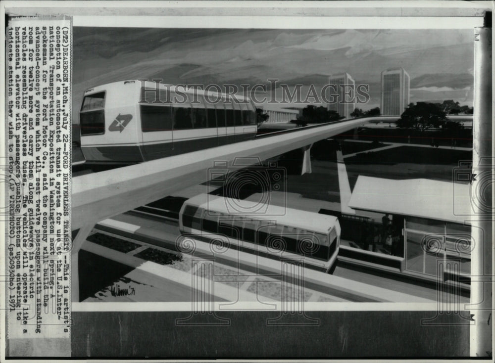 1971 Press Photo Internation Transportation Exposition - RRW90487 - Historic Images