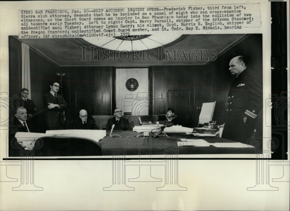 1971 Press Photo Coast Guard Inquiry - RRW90517 - Historic Images