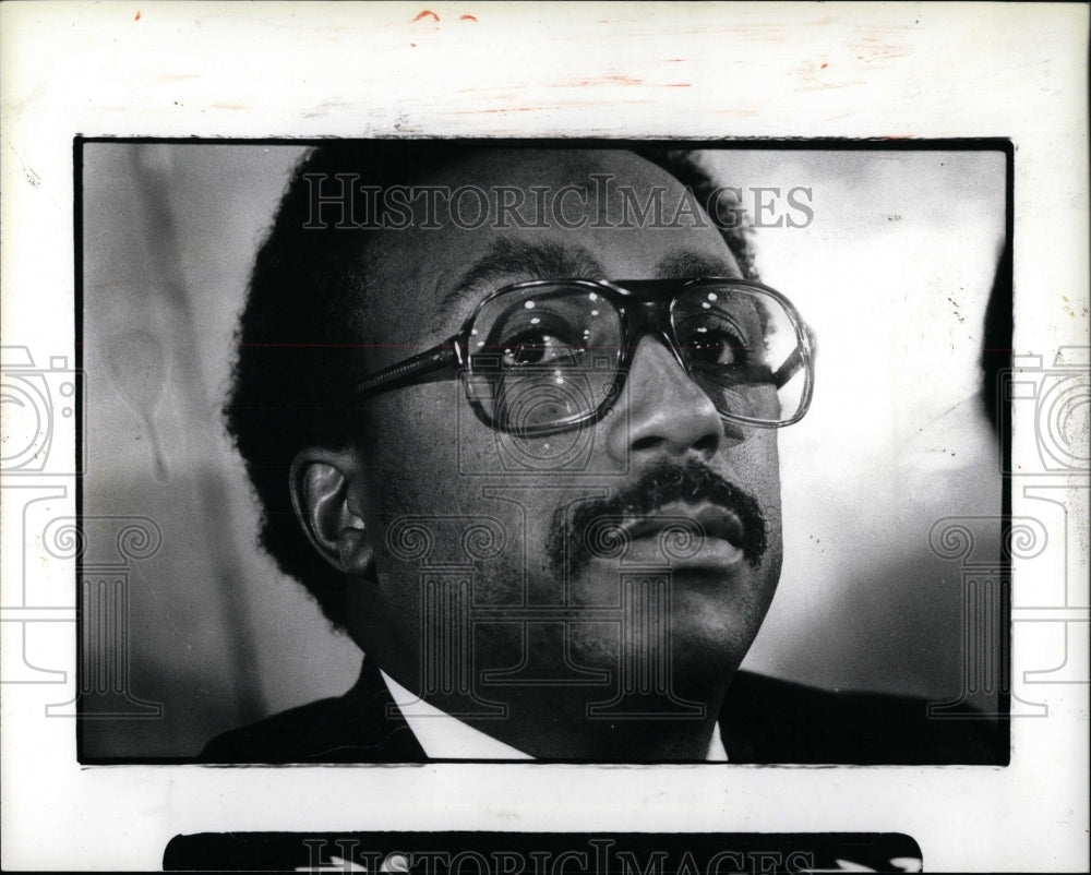 1980 Press Photo Walter Douglas, Detroit Police Board - RRW90543 - Historic Images