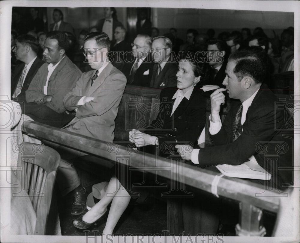 1952 Press Photo Communist inquiry in Michigan - RRW90707 - Historic Images