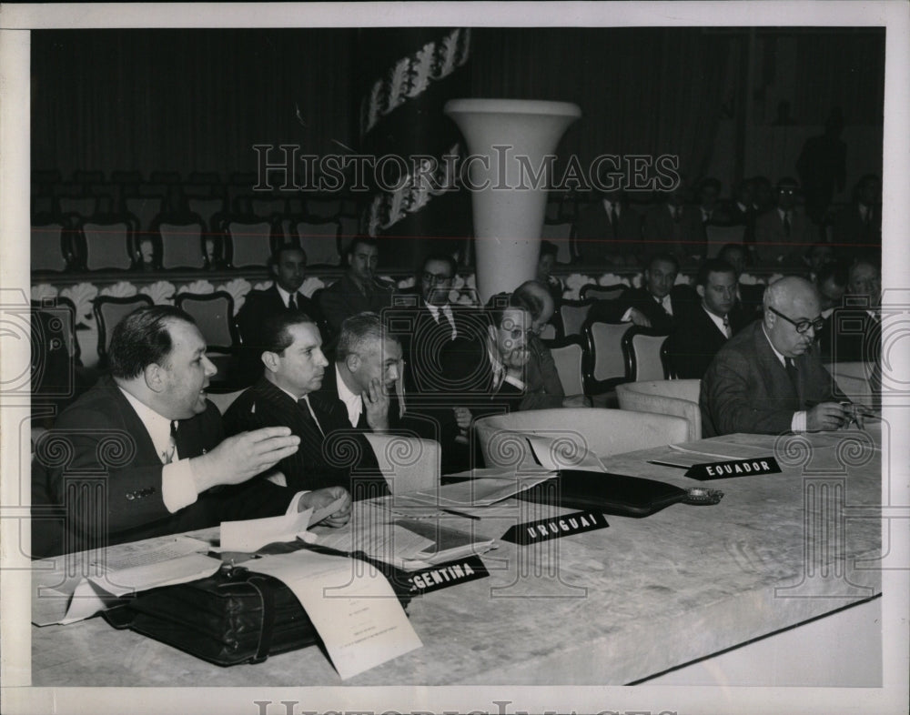 1947 Press Photo InterAmerican Defense Meet Petropolis - RRW90801 - Historic Images