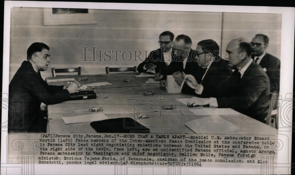 1964 Press Photo Inter-American Peace Commission. - RRW90825 - Historic Images