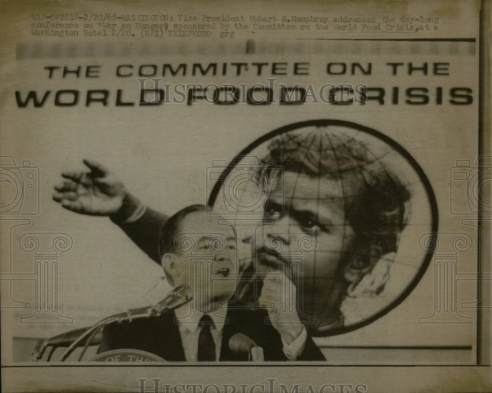 1968 Press Photo &quot;War On Hunger&quot; Day Long Conference - RRW90857 - Historic Images