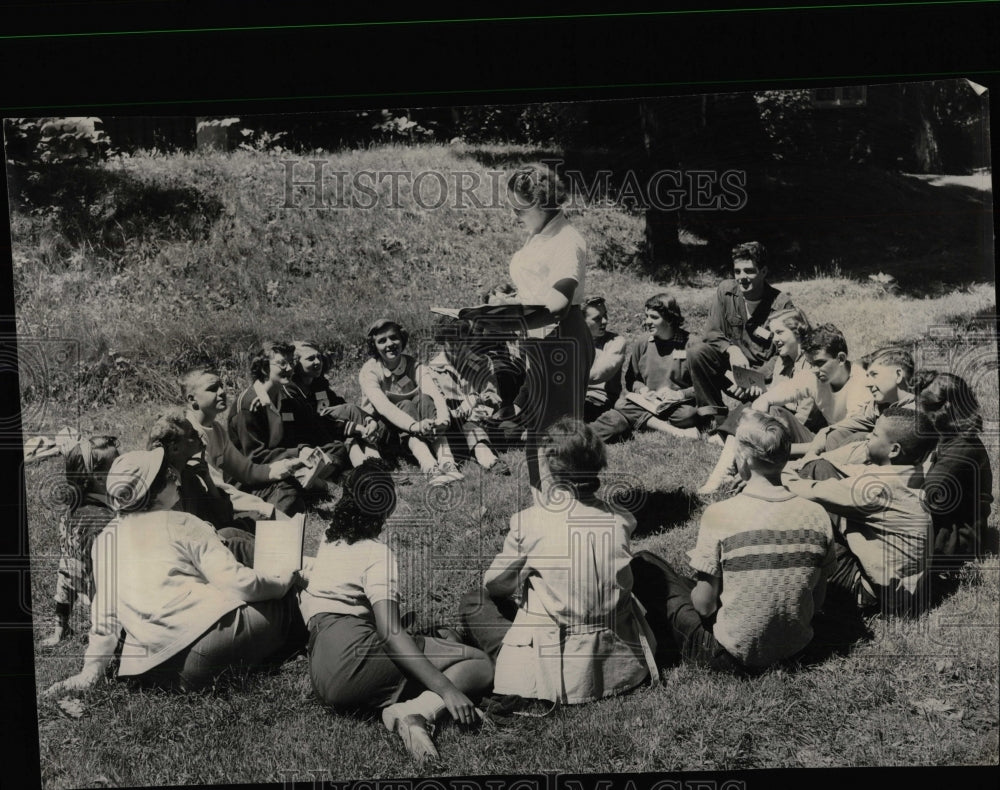 1950 Press Photo George Williams College Camp - RRW91523 - Historic Images