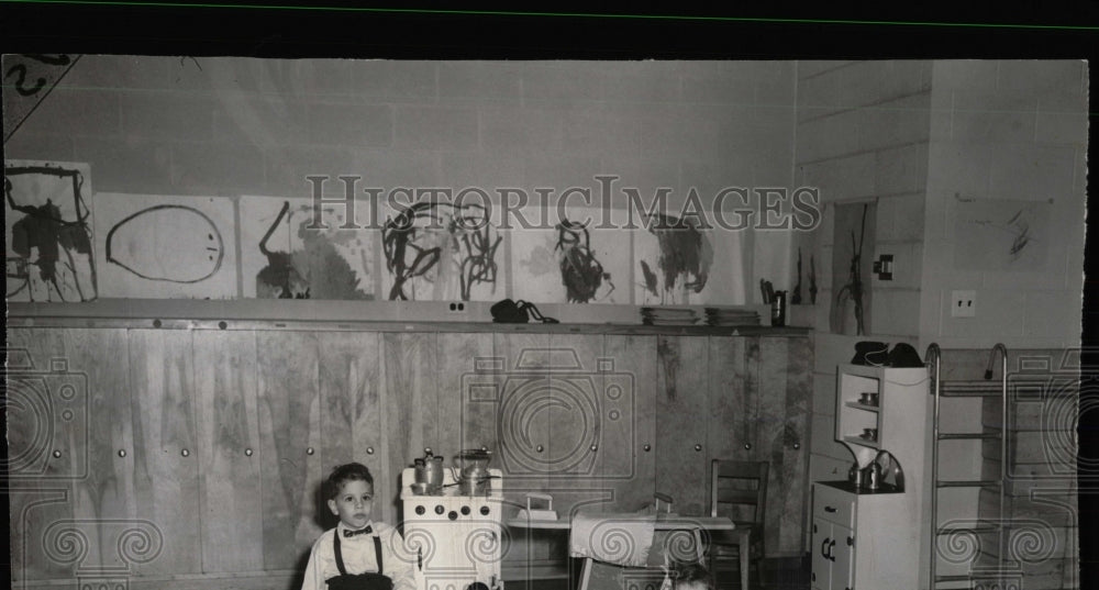 1954 Press Photo Dedication Service Jewish Youth Center - RRW91563 - Historic Images