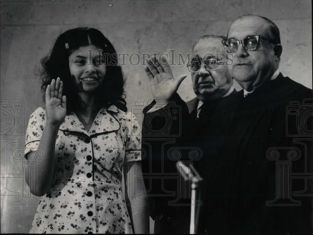 1974 Press Photo Laura Robles Junior Mayor Chicago - RRW91585 - Historic Images