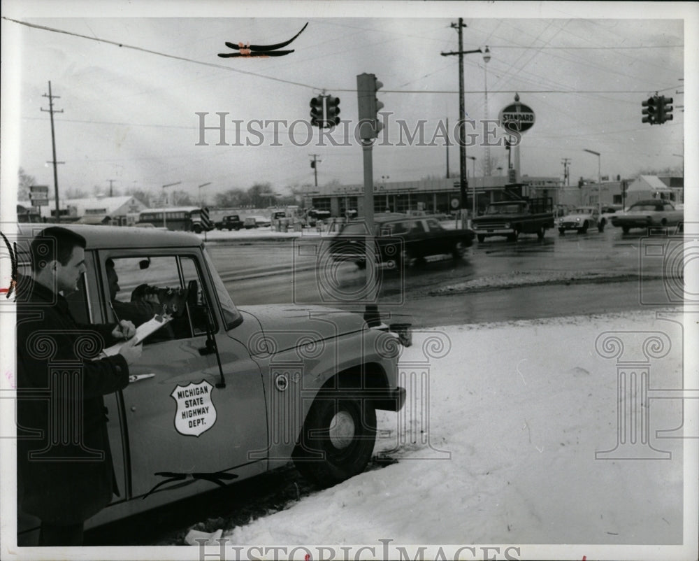 1966 Press Photo William Gormicin Michigan Highway - RRW92177 - Historic Images