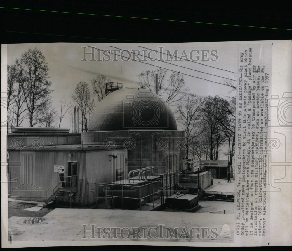 1957 Press Photo Atomic Power Plant - RRW92213 - Historic Images