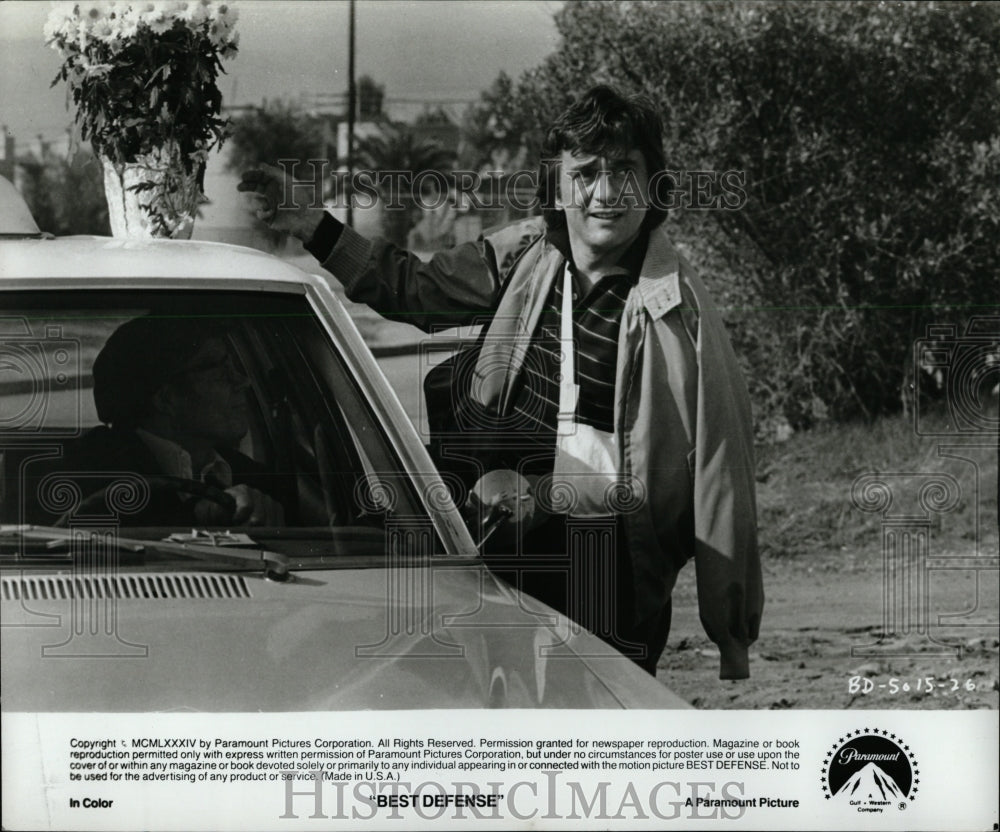 1985 Press Photo Best Defense Dudley Moore Eddie Murphy - RRW92467 - Historic Images