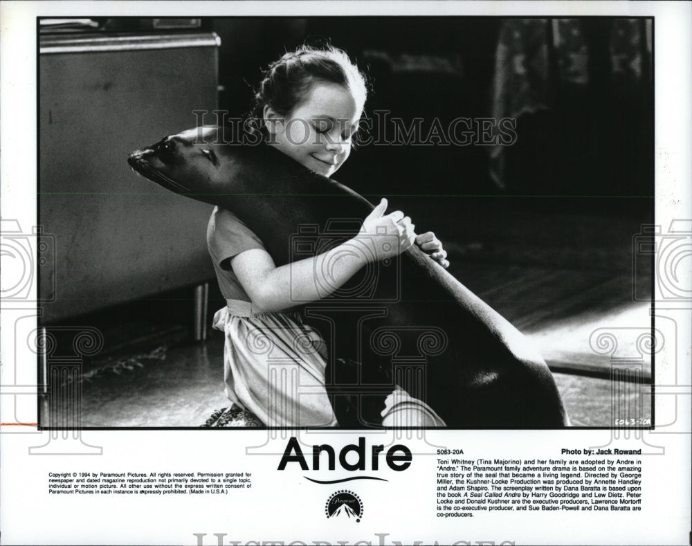1994 Press Photo Tina Majorino Actress Andre Seal - RRW92865 - Historic Images